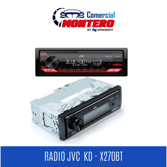 RADIO JVC KDX270BT 1 DIN Comercial Montero
